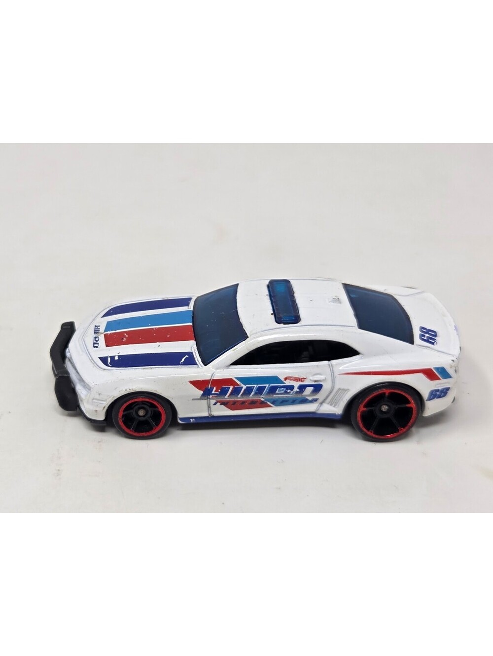 Hot Wheels Red Line Camaro Interceptor Racing Stripes Number 68 Diecast Car